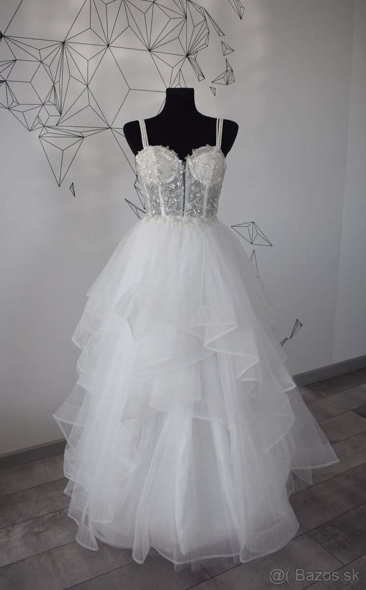 Nové krásne svadobné šaty - 3