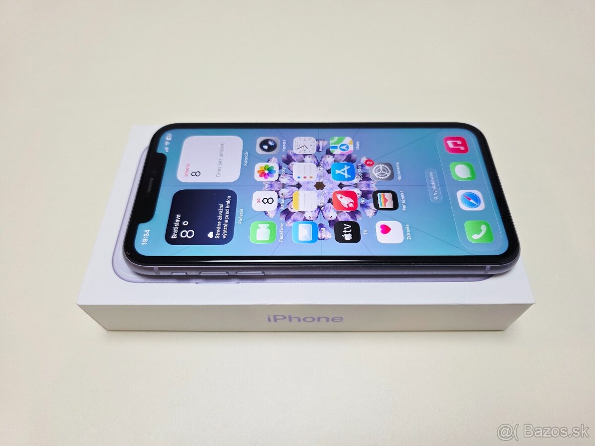 APPLE IPHONE 11 64GB. PURPLE,ZDRAVIE BATERKY 100% - 3