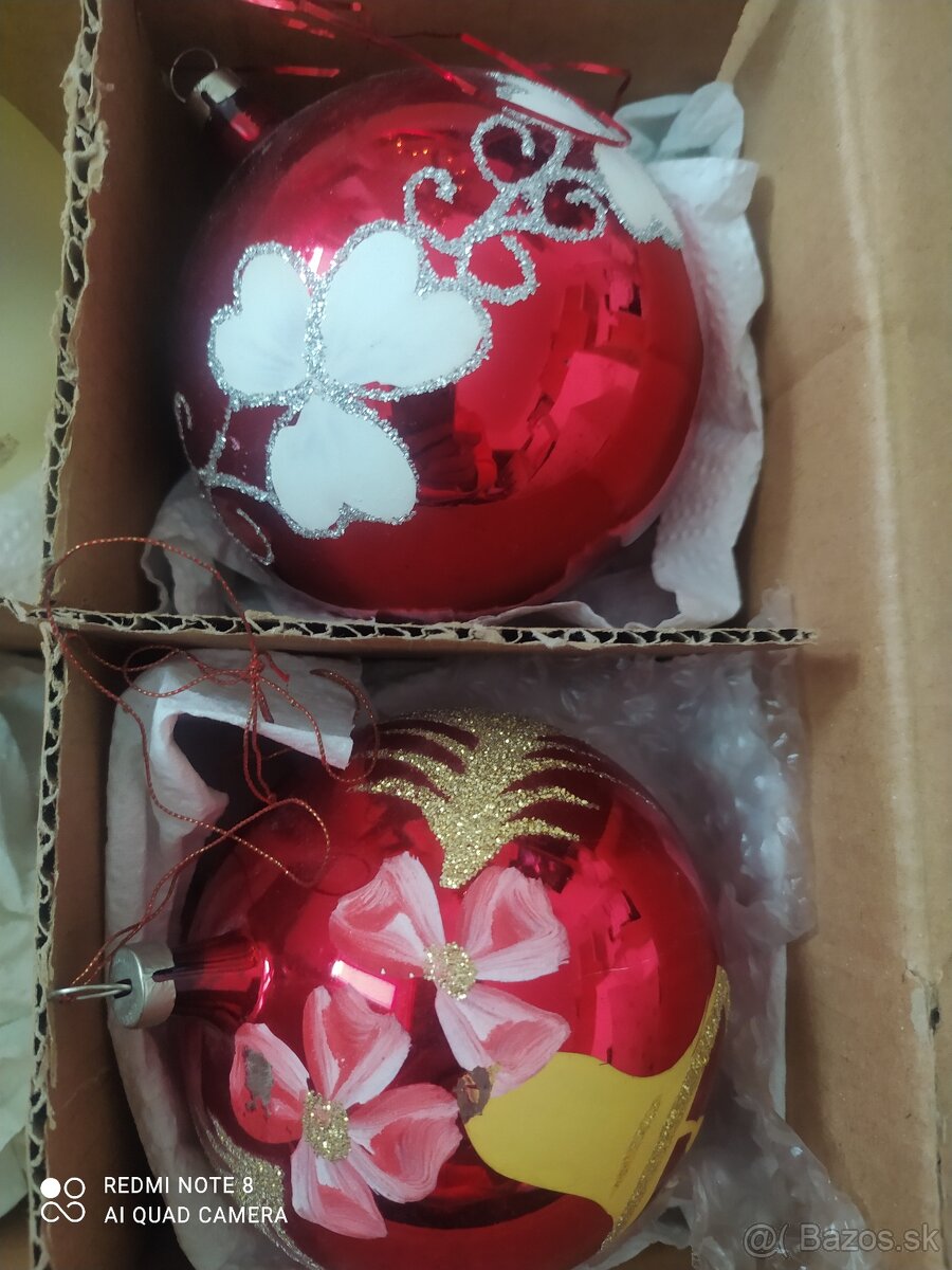 Staré vianočné gule 40 eur - 3