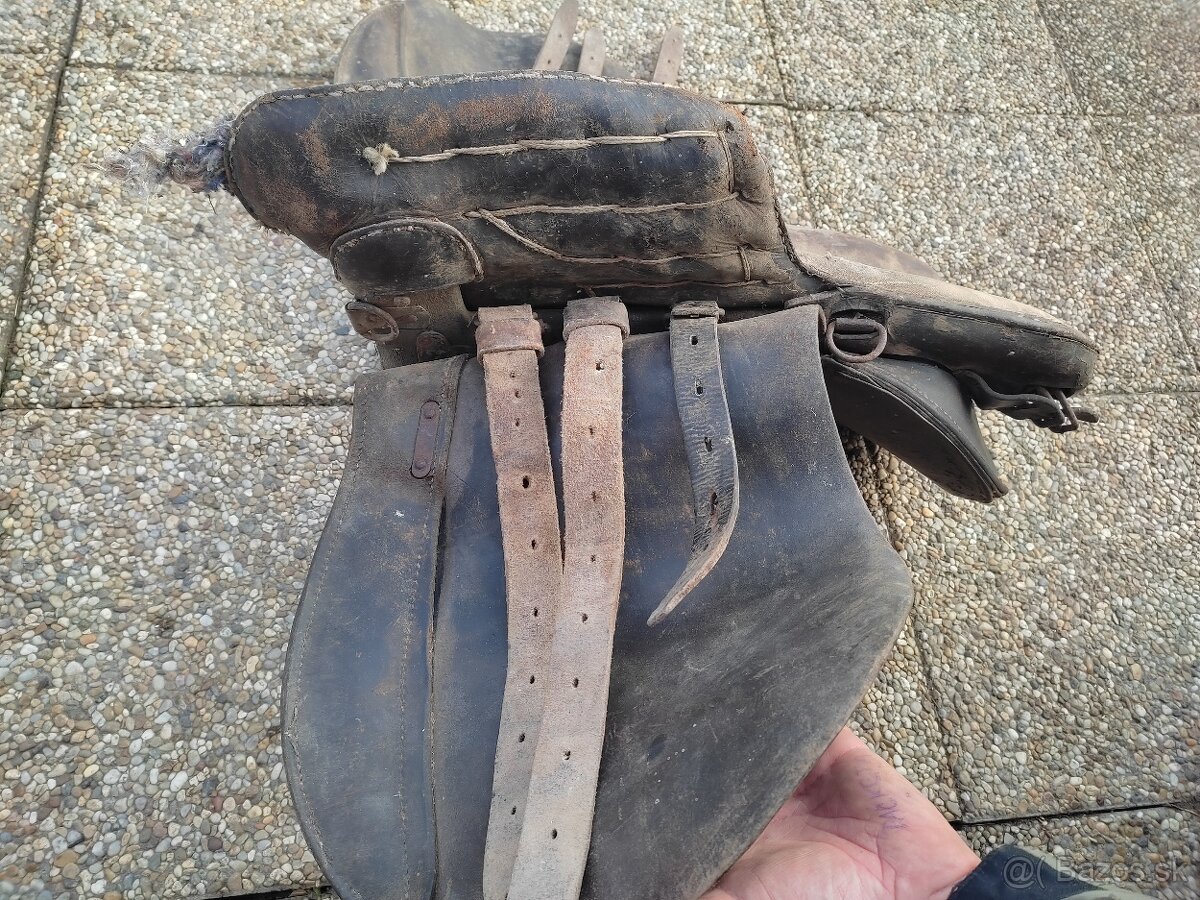 WW2 wehrmacht konské sedlo - 3