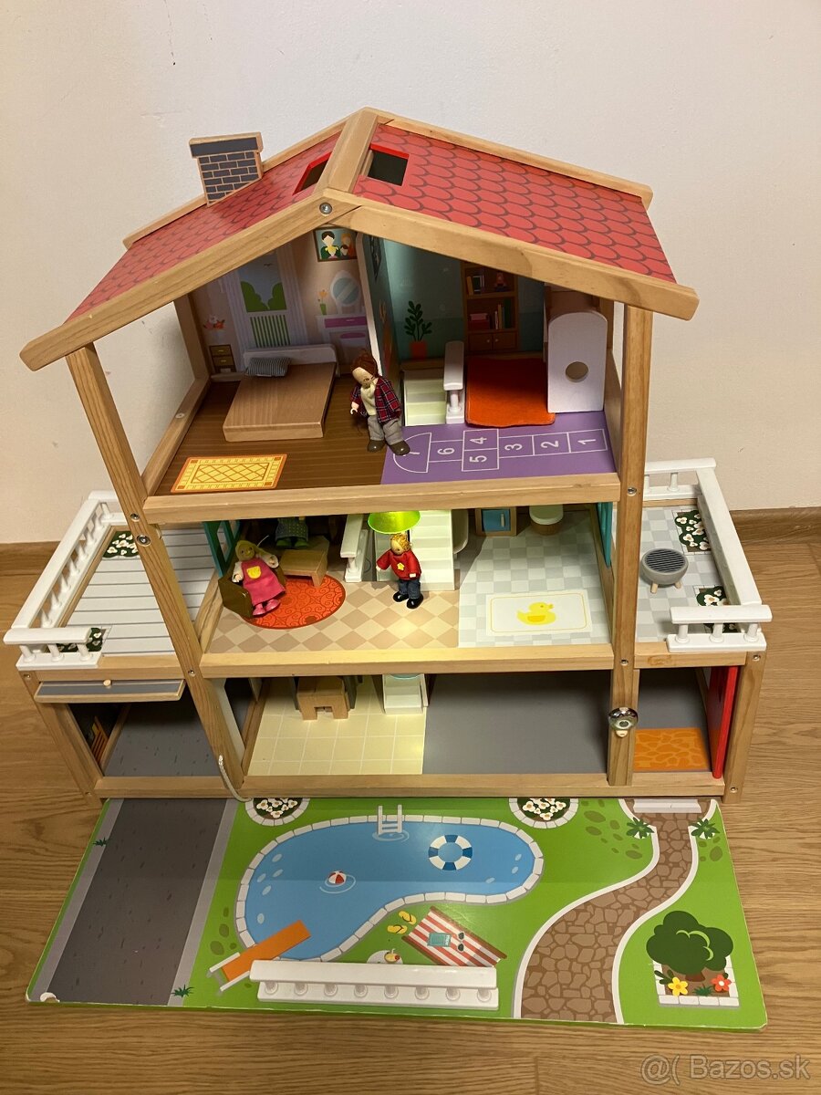 Predám detský drevený domček HAPE - 3