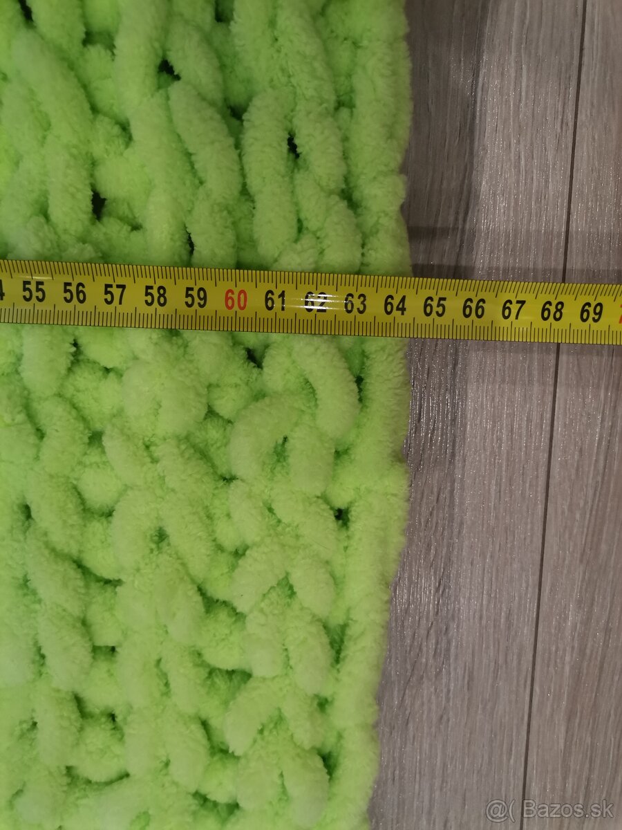 Puffy pletená deka - 3