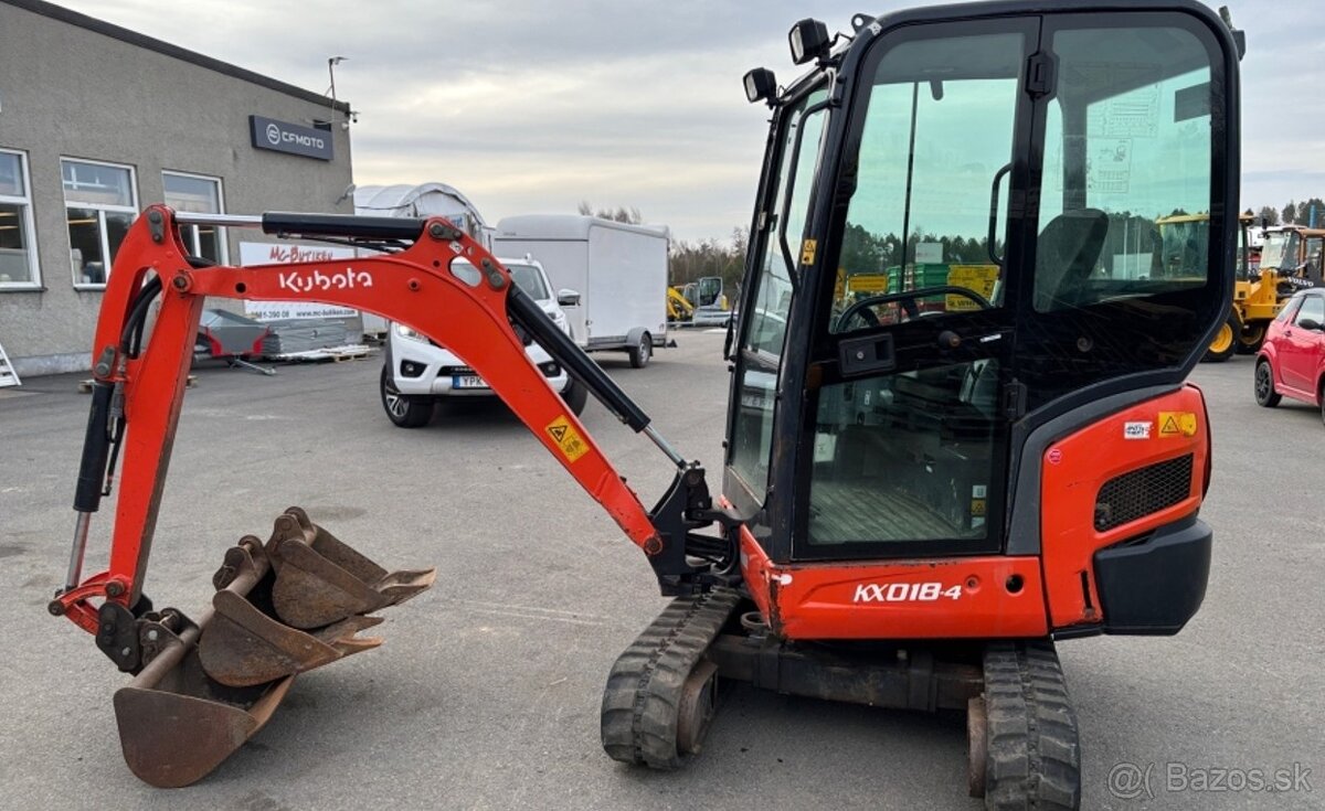 Minirýpadlo Kubota KX18-4 - 3