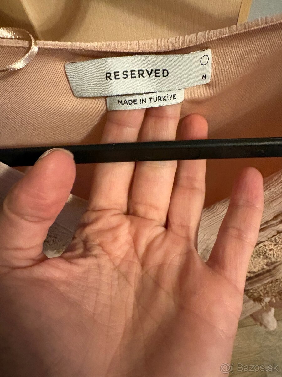 Ruzove pudrove šaty Reserved - 3