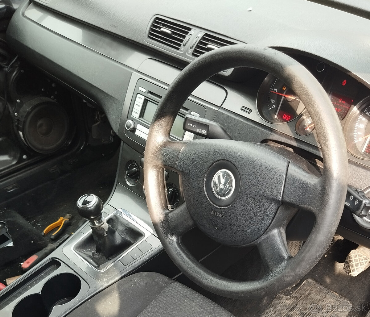 zadny naraznik, airbag, passat b6, vw - 3