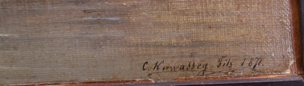 Starý obraz Charles Euphrasie KUWASSEG (1833-1904) - 3