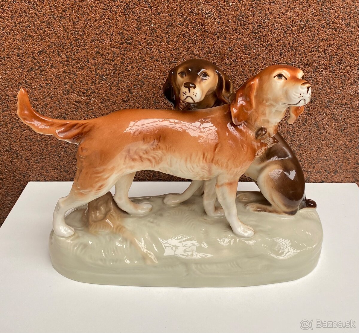 2 sošky psov Royal Dux - 3