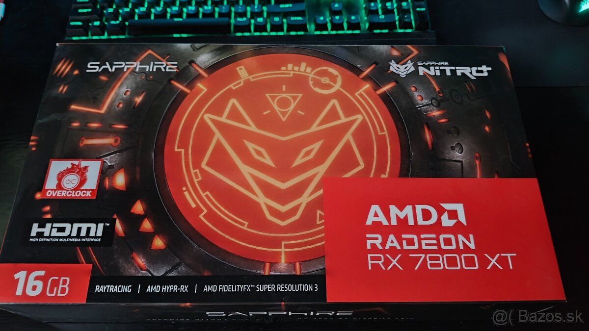 SAPPHIRE NITRO+ RX 7800 XT 16GB - 3