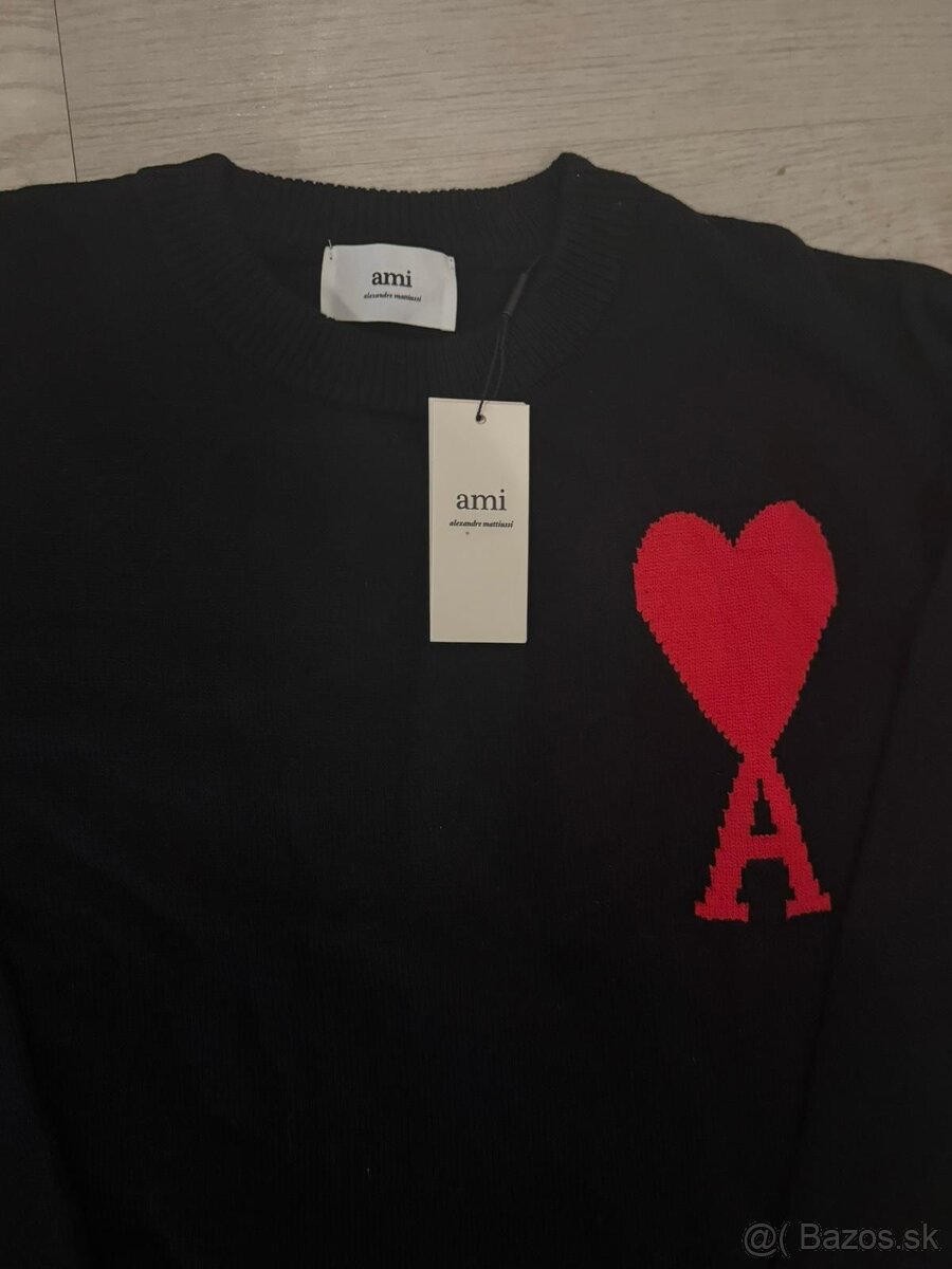 Ami Paris Čierna Mikina - 3