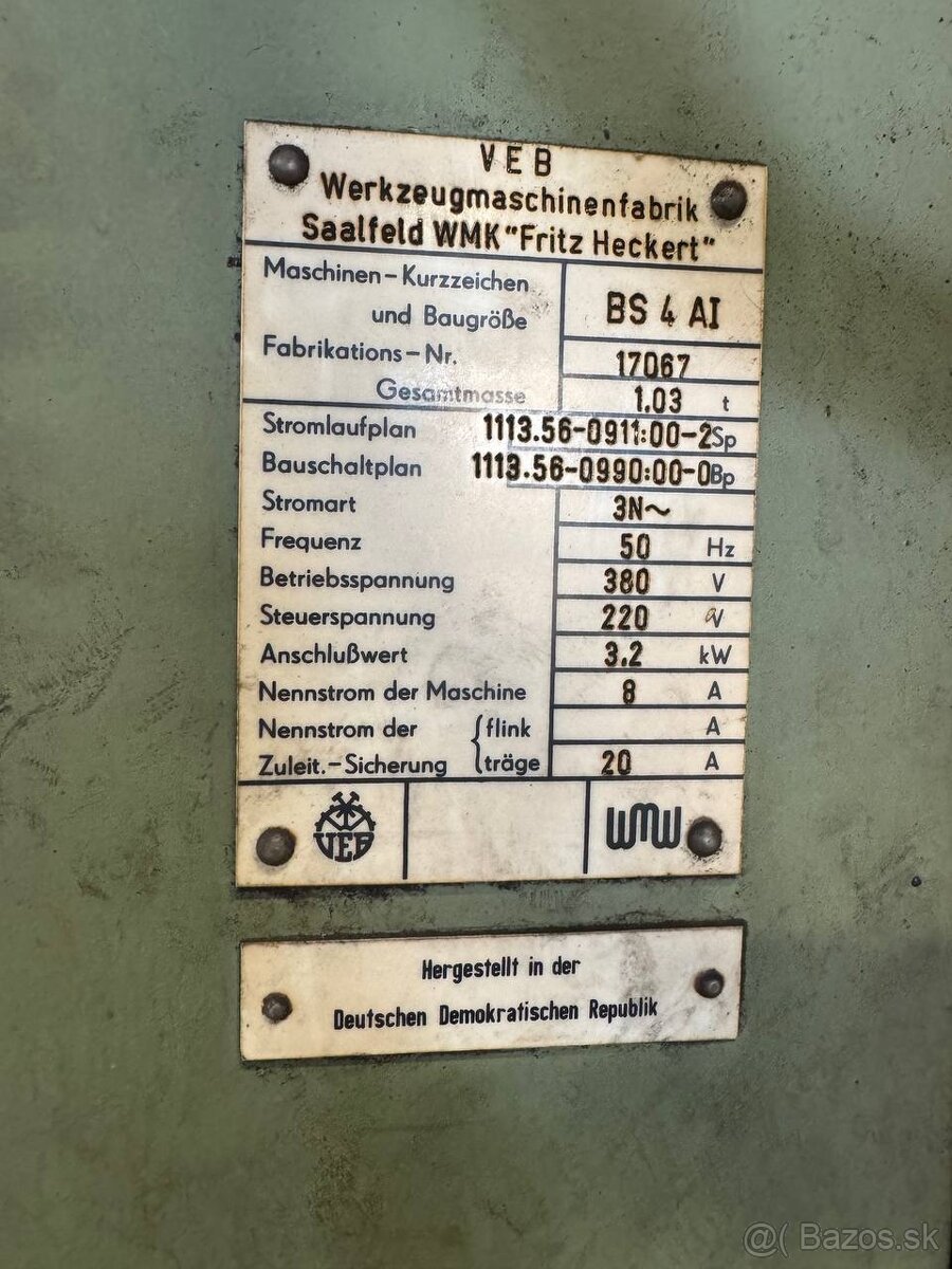 Sloupová vrtačka BS 4 AI - 3