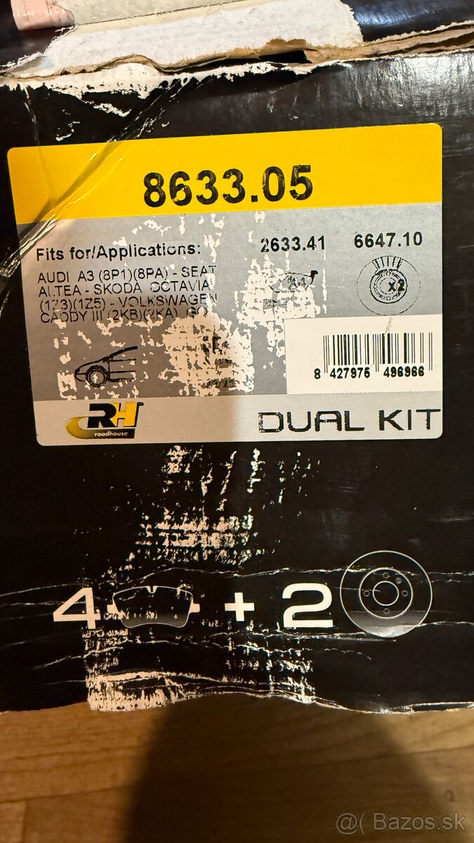 Kotúče predná sada - 3