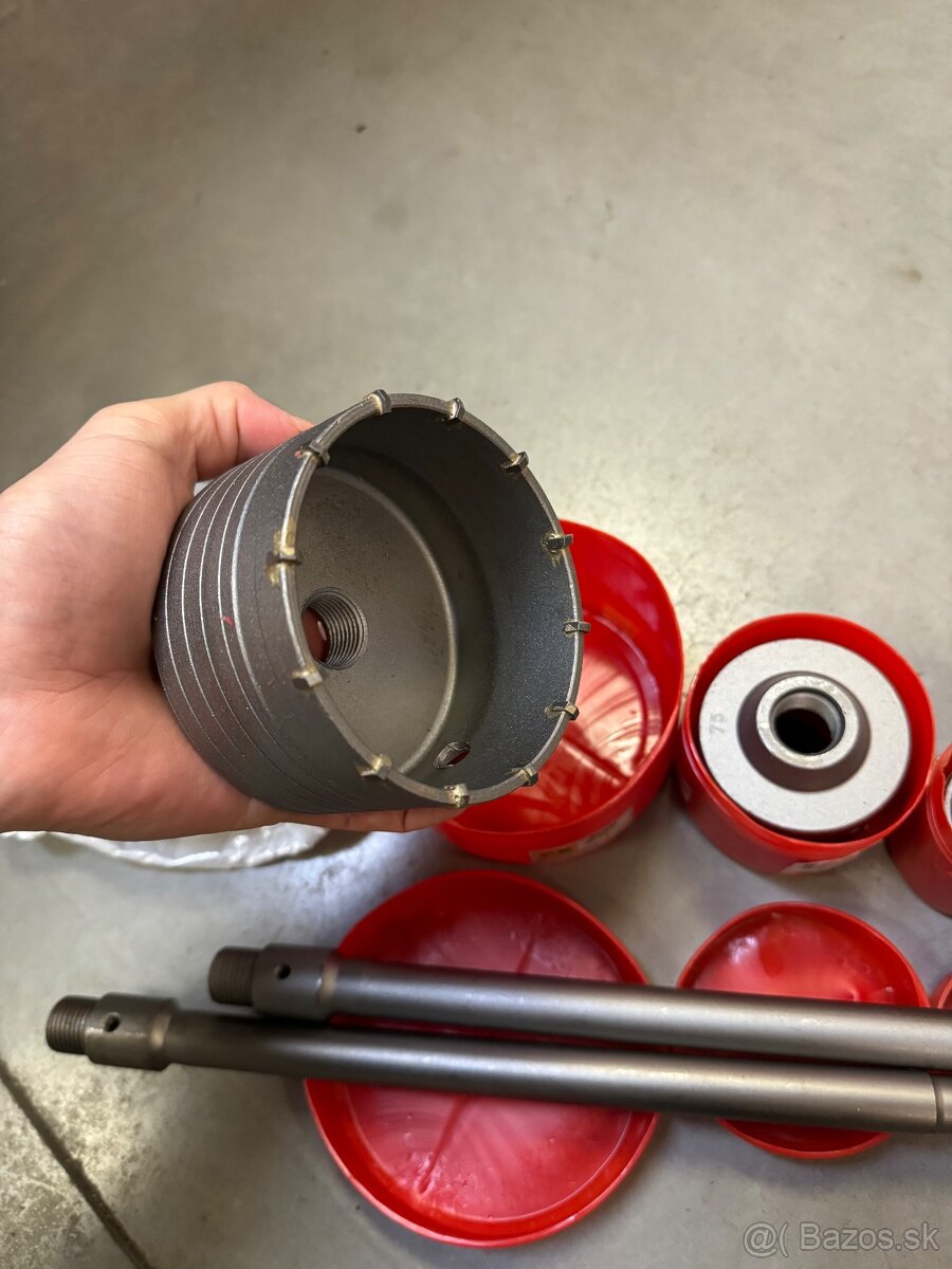 Sada korunkových vrtákov do betónu - 3