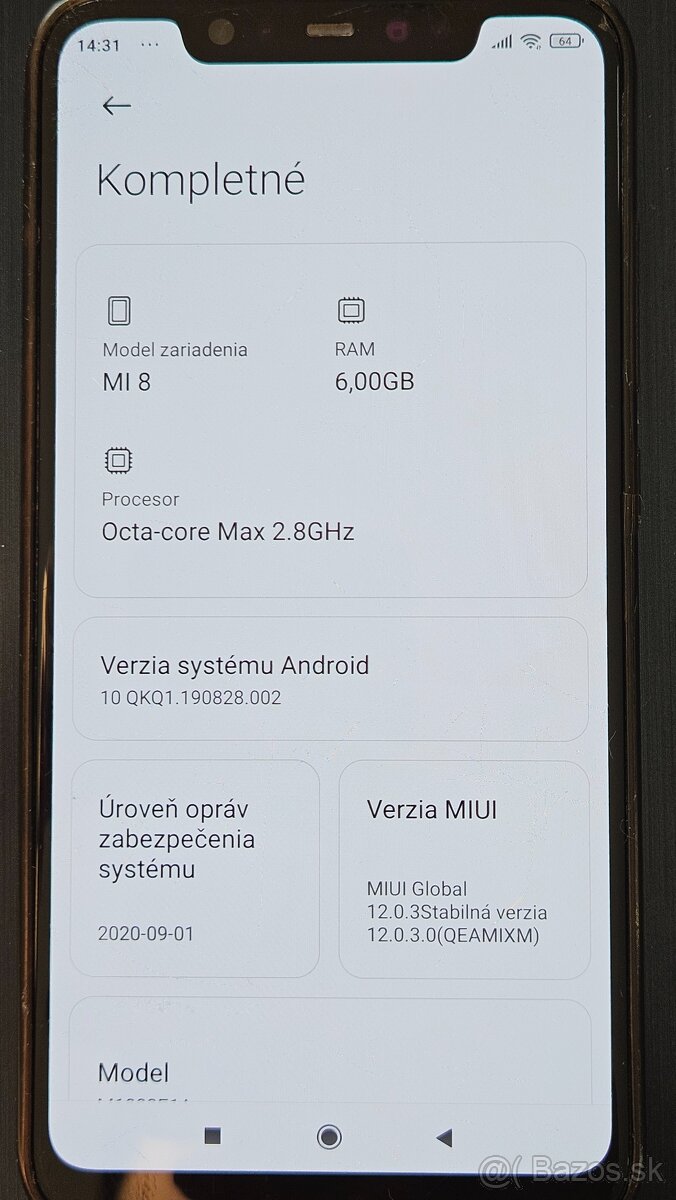 Xiaomi Mi 8 6GB/128GB cierny - 3
