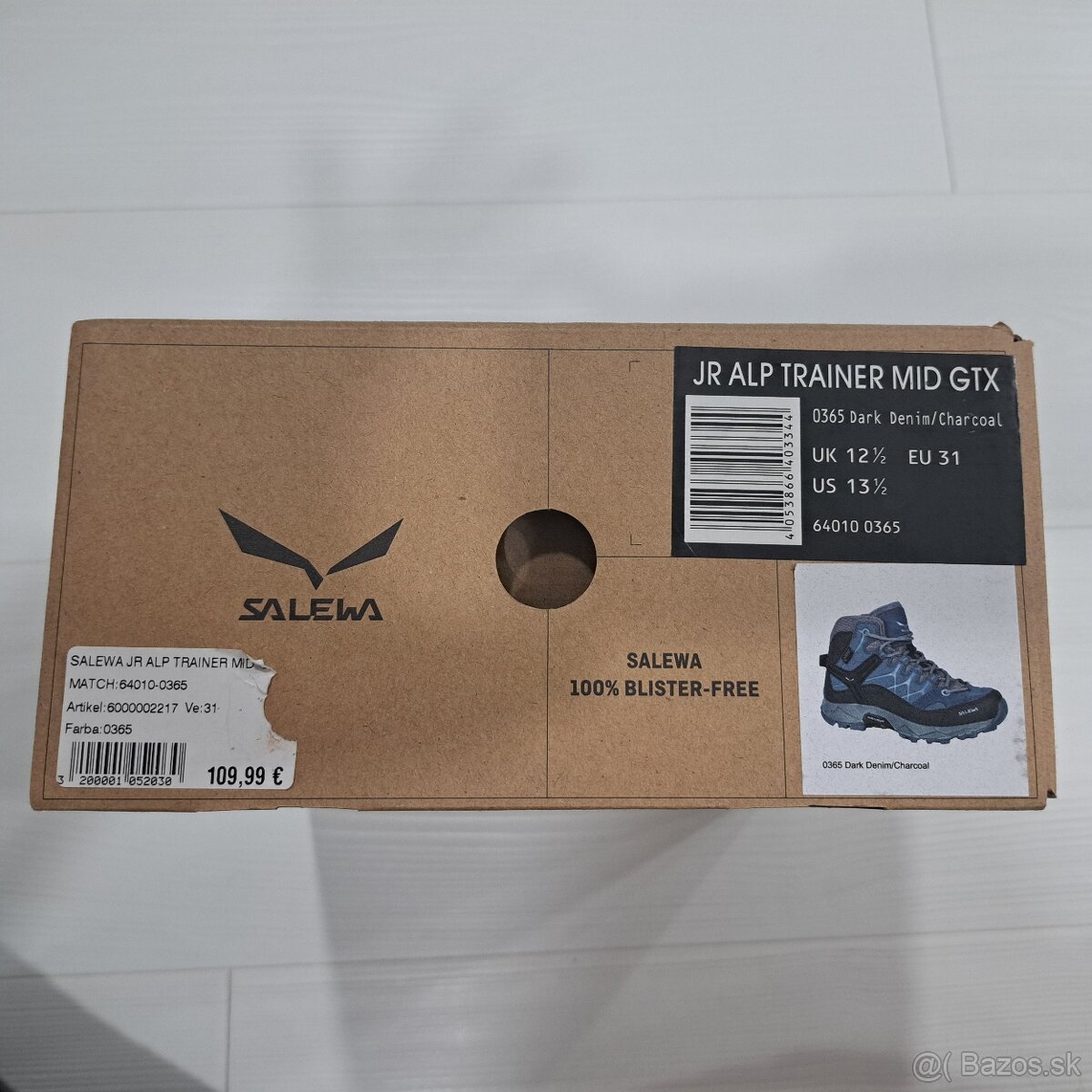 Detské turistické topánky SALEWA - 3