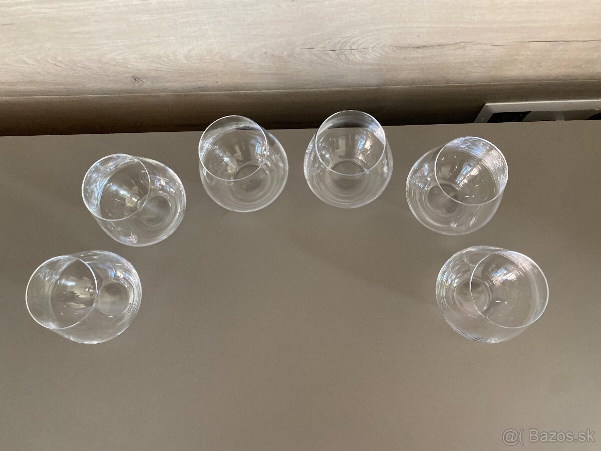 Predám nádherne poháre na whisky/ koňak-6 ks - 3