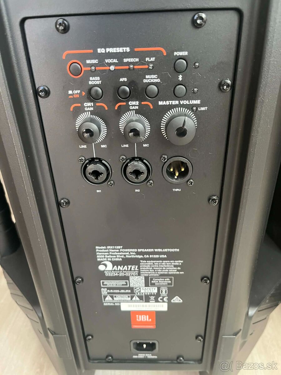 JBL IRX112BT Aktívny reprobox - 3