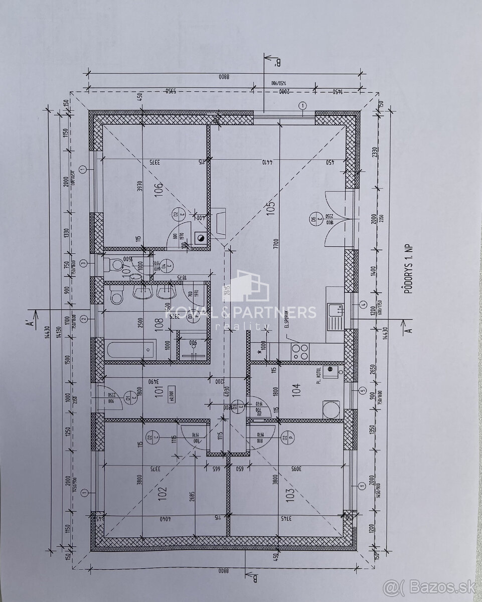 4 izbová novostavba Bungalovu - Veľké Zálužie - 3