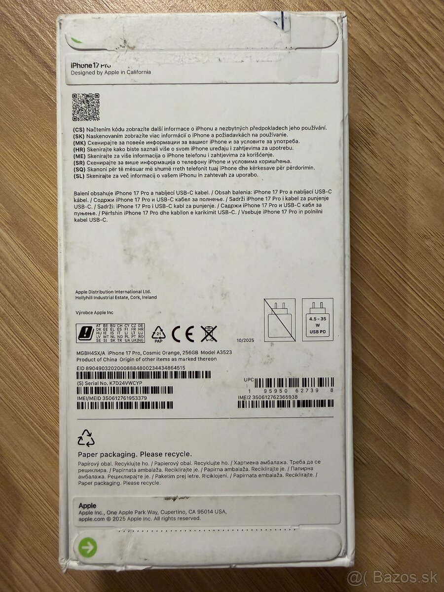 Apple iPhone 17PRO 256GB ORANGE - 3