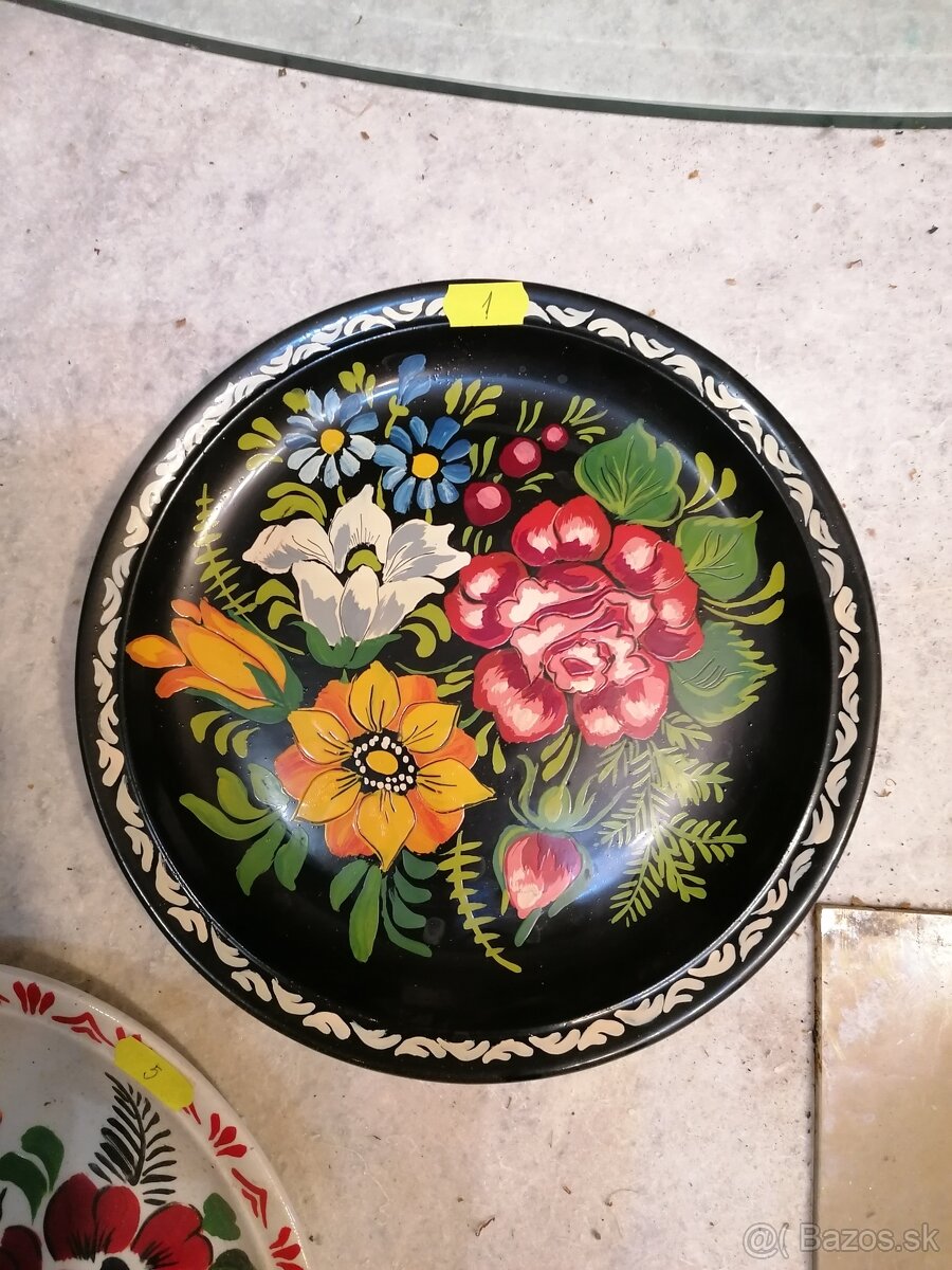 Predám ručne maľované taniere na stenu - 3