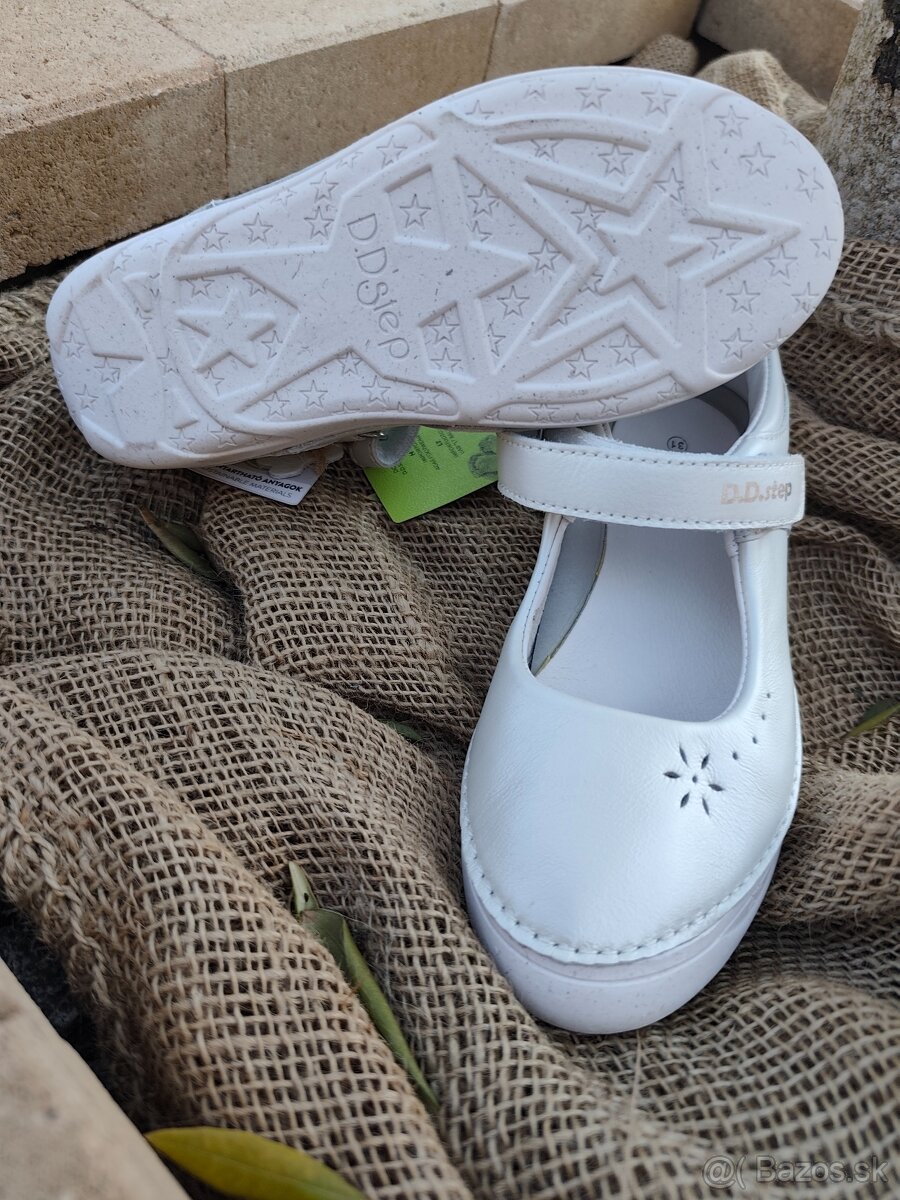 Predám nové detské kožené balerínky D.D.Step. - 3