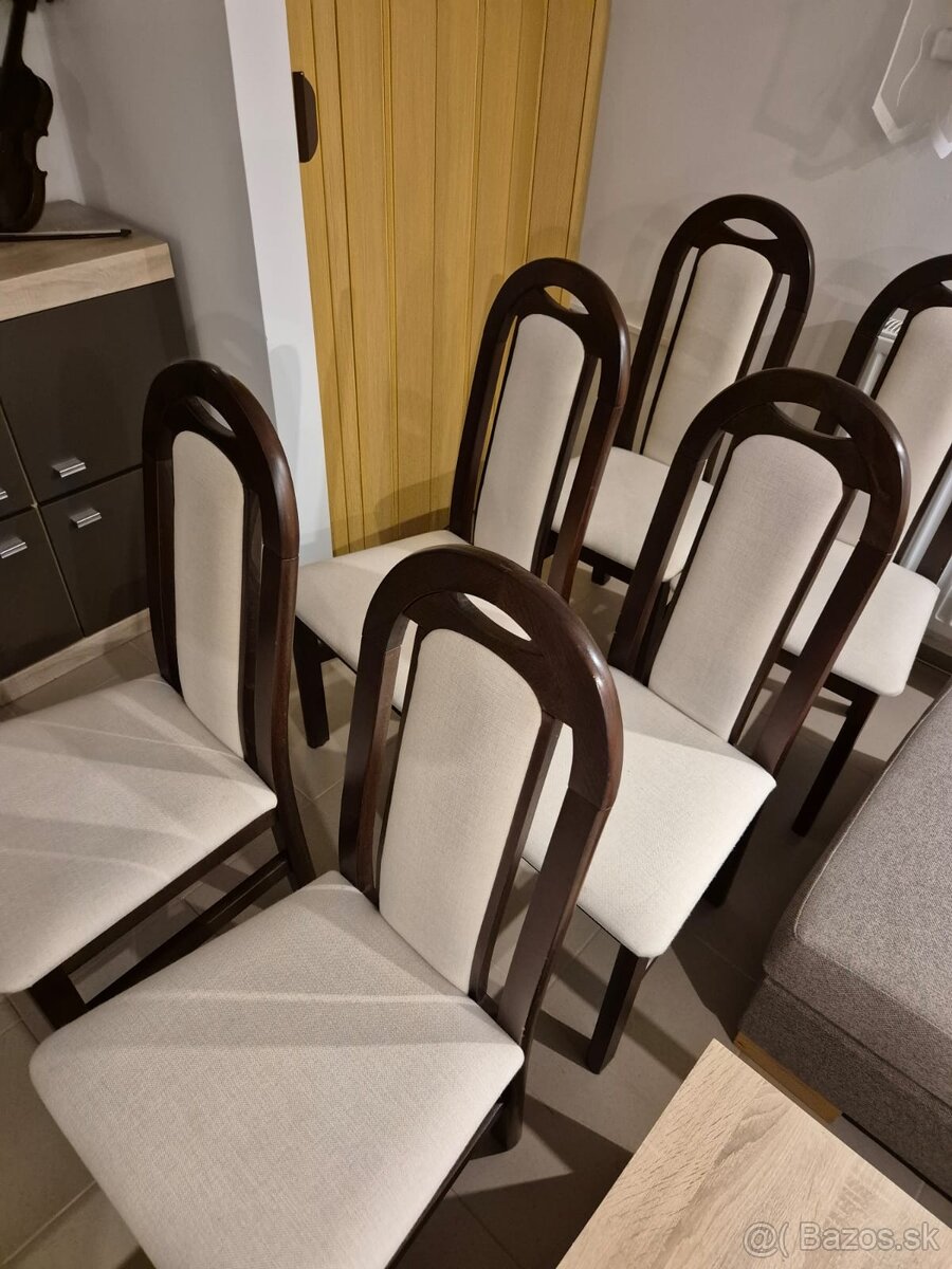 Stôl + 6 stoličiek - 3