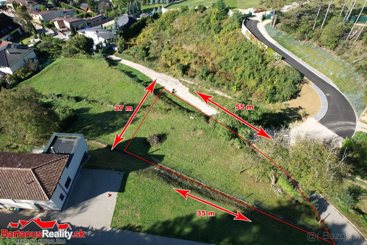 Na predaj exkluzívny pozemok v centre Trenčína, ul. Partizán - 3