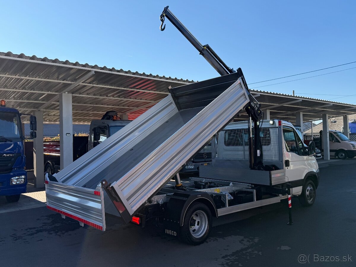 IVECO DAILY TROJSTRANNÝ SKLÁPAČ + HYDRAULICKÁ RUKA do 3,5t - 3