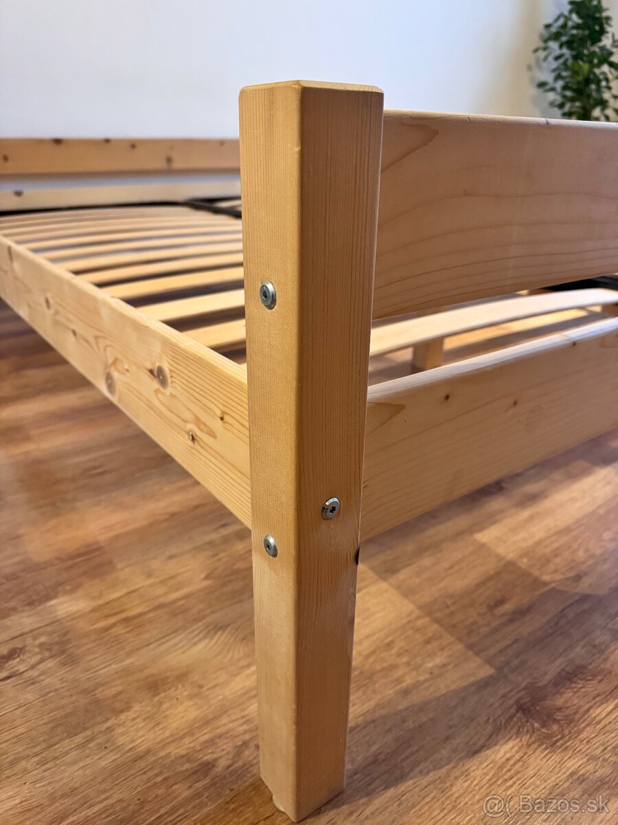 Darujem drevenu manzelsku postel 160x200, BA- Dubravka - 3