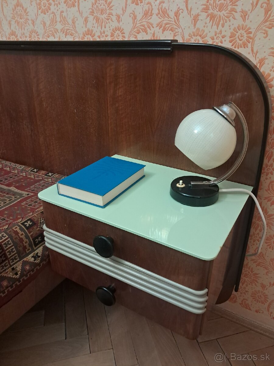 Retro vintage mid century manzelska postel - 3