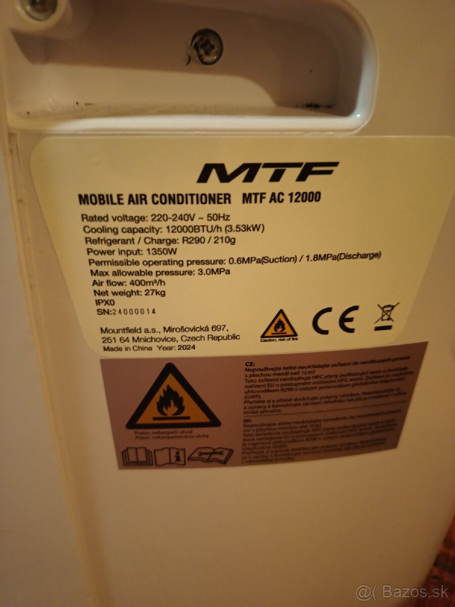 Mobilná klimatizácia MTF AC 12000 - 3