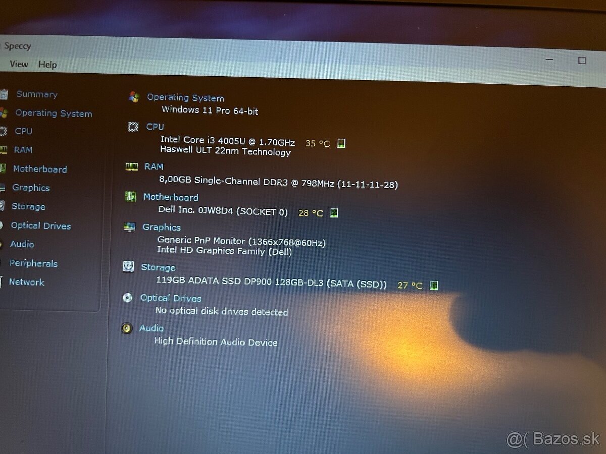 Ultrabook Dell Vostro 5480 s i3,8gb,128gb ssd,14"lcd - 3