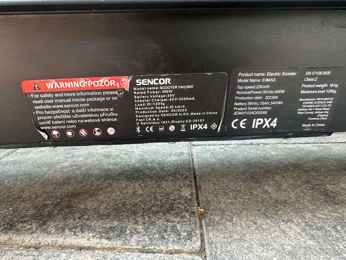 Elektrická kolobežka Sencor - 3