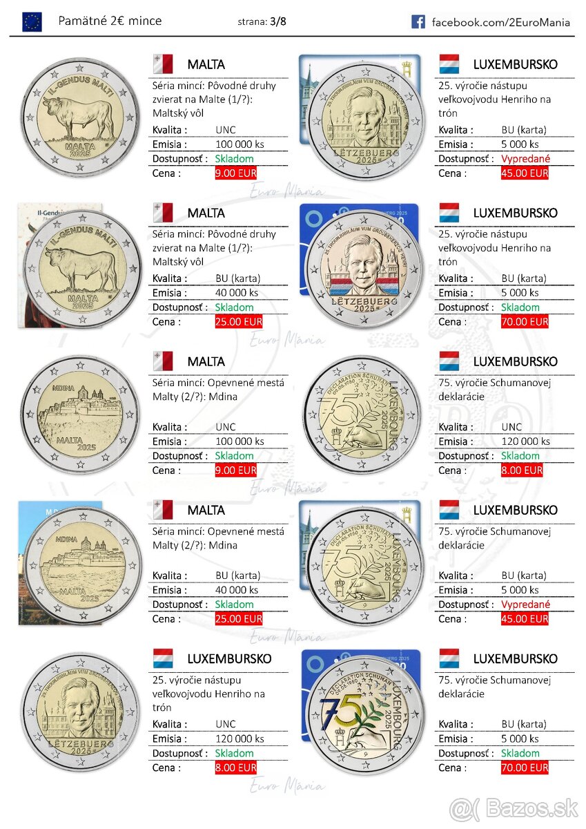 2 euro mince 2025 (aktualizované 30.10.) - 3