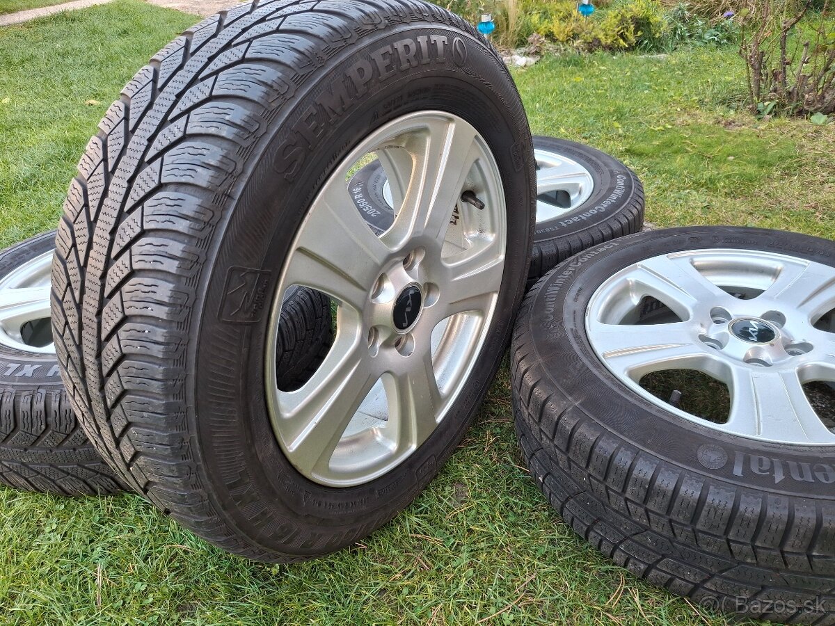 16" ALU 5x 114,3 /KIA,HYUNDAI,../ + 205/60 r16 7mm - 3