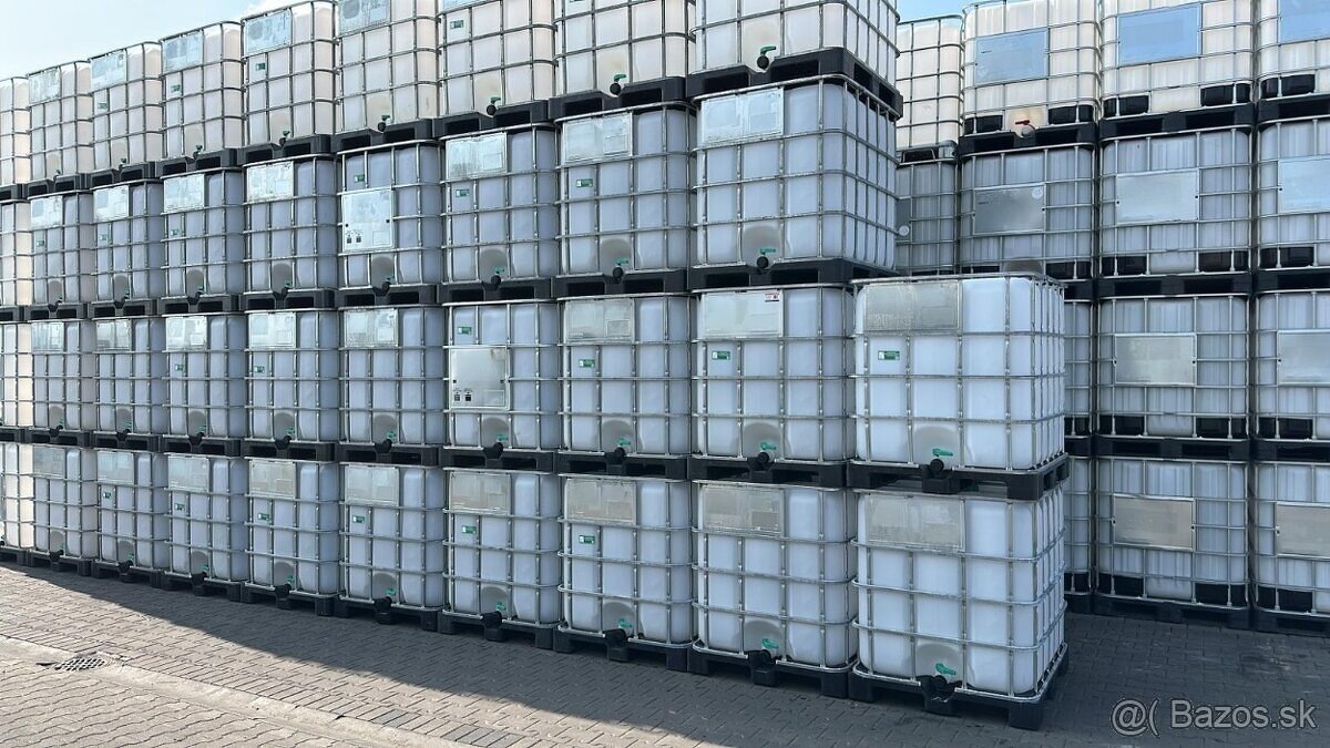 Certifikované potravinárske 1000l IBC kontajnery - 3
