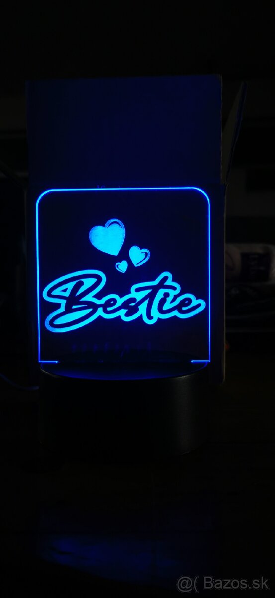 Led lampa s vlastným textom / logom - 3