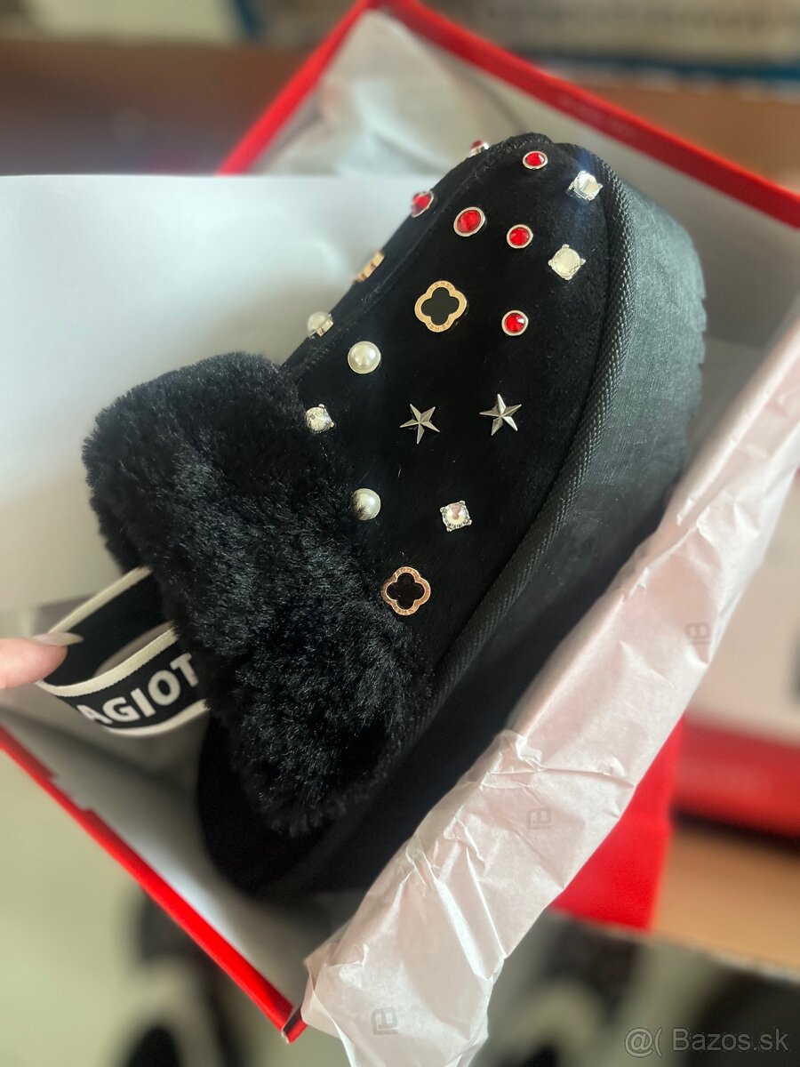 Damske Saboots , v štýle UGG - 3