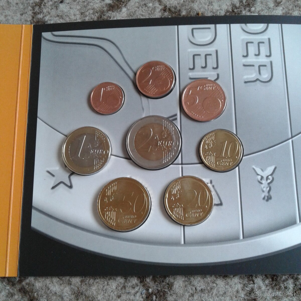 Euromince sada Holandsko 2007 - 2011 - 3