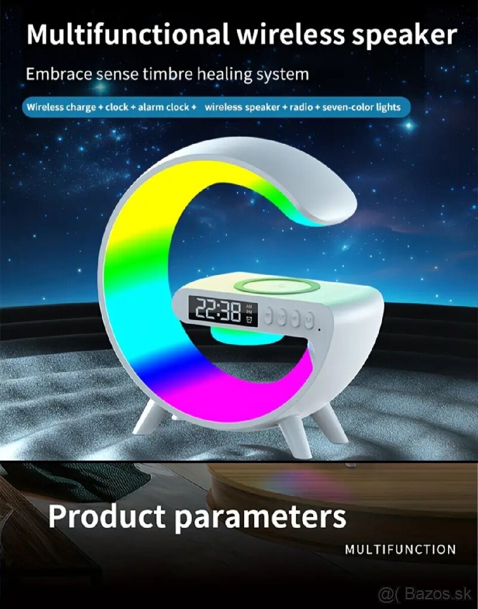 Hodinky- budík, nabíjačka, - 3