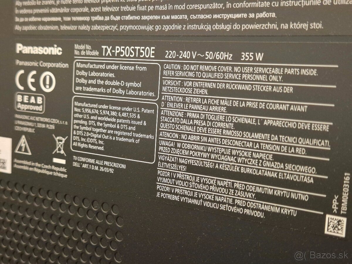 Panasonic TX-P50ST50E - 3