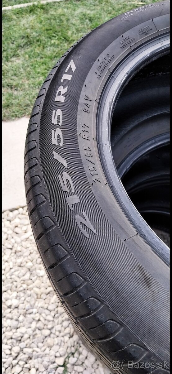 215/55 r17 letné pneumatiky, Pirelli - 3