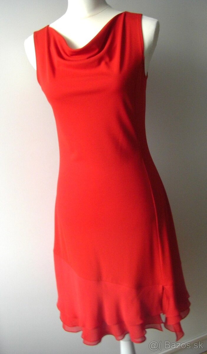 Červené spoločenské šaty - 3