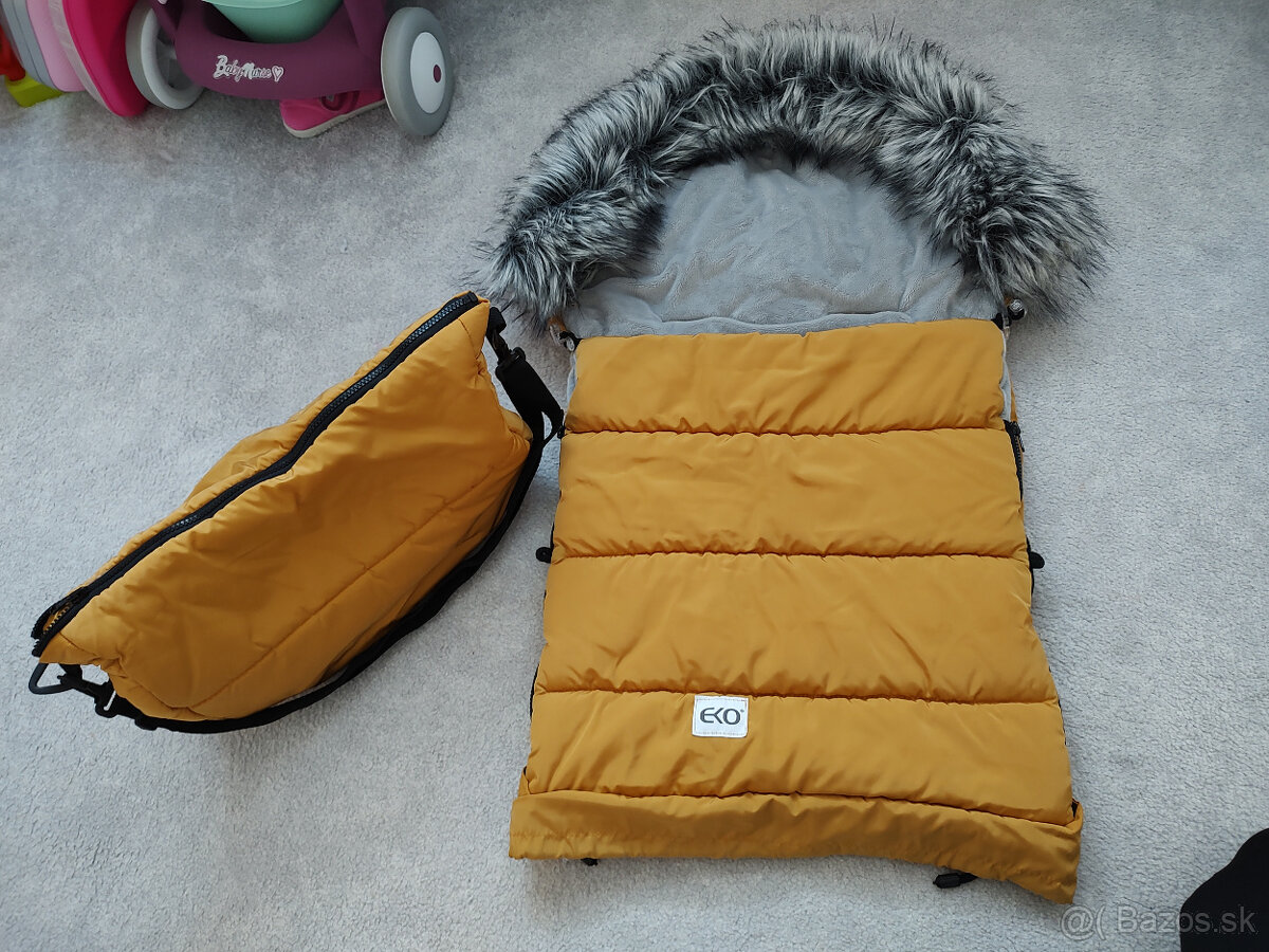 Zimný fusak do kočíka či autosedačky - 3