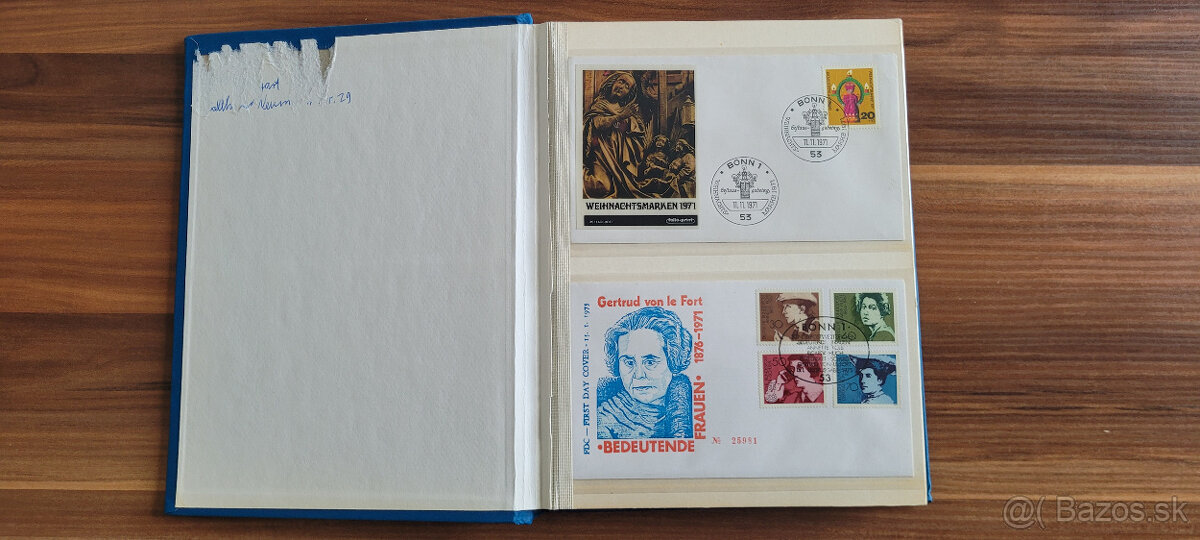 FDC prevažne Nemecko v hrubom albume B5 - 3