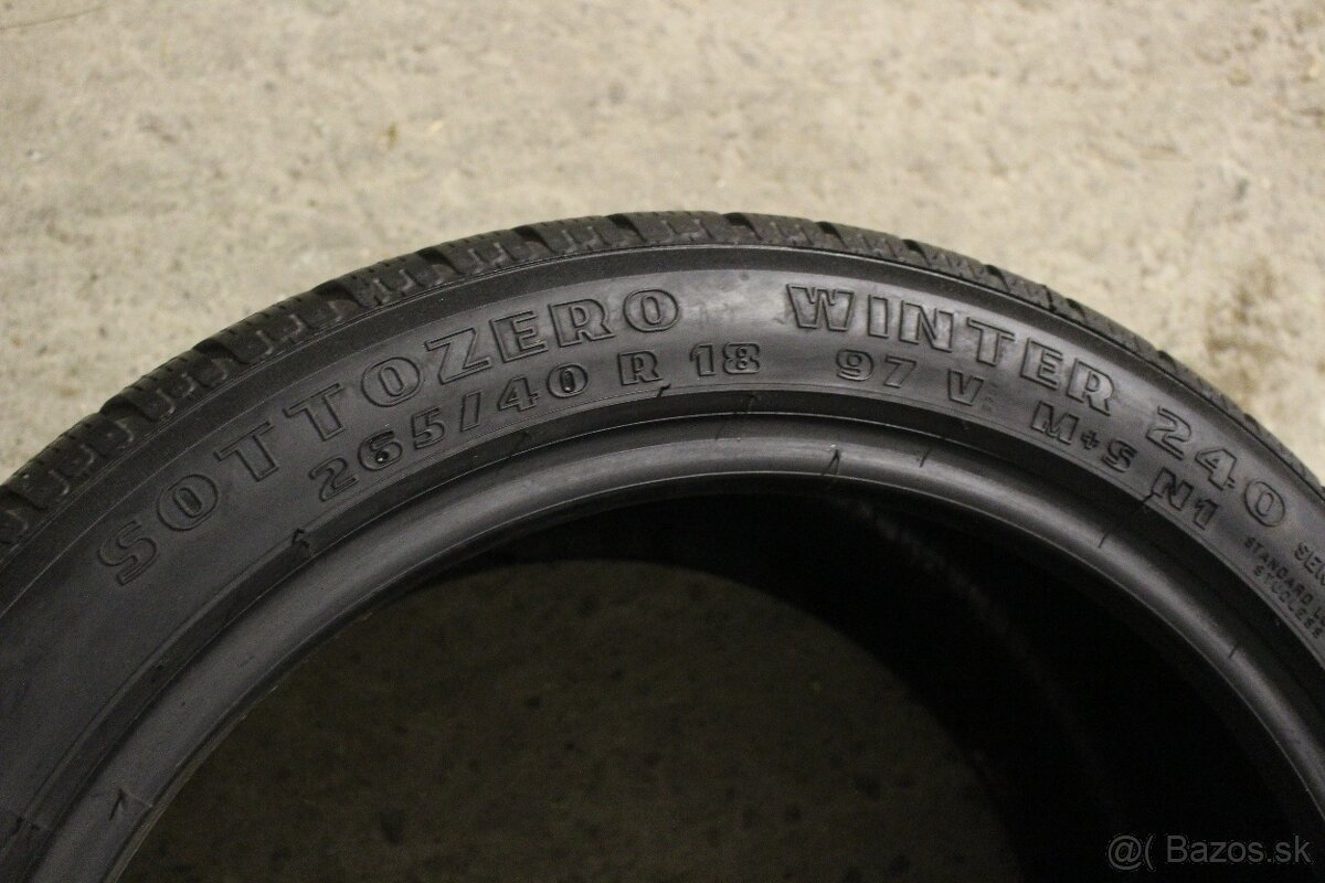 PIRELLI..7MM..ZIMNA..SADA..265/40 r18.. - 3