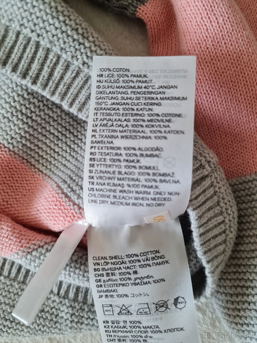 Dievčenský sveter veľ. 122/128 - 3