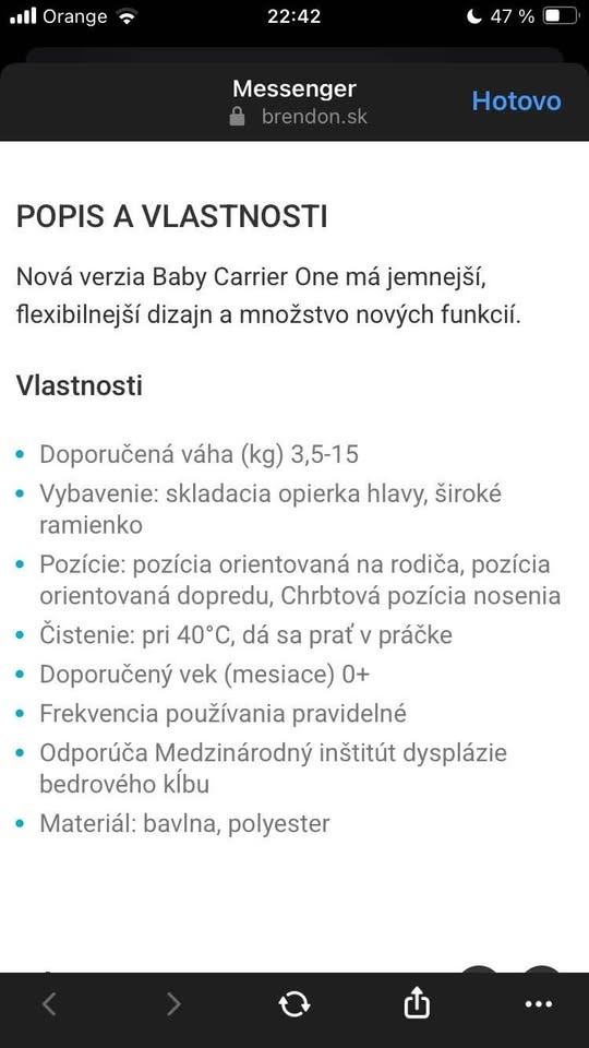 BabyBjörn klokanka - 3