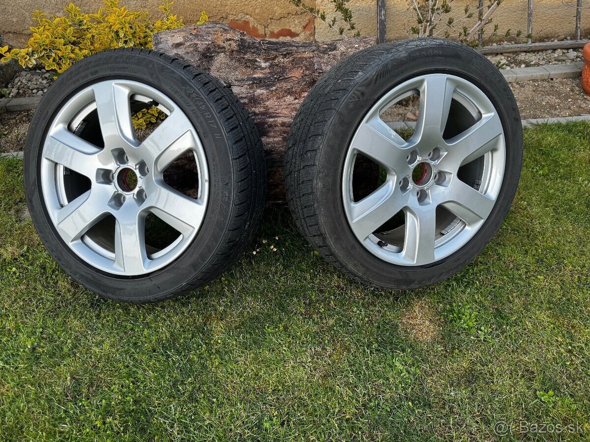 Predám originálnu sadu diskov AUDI + pneu 225/45 R17 - 3