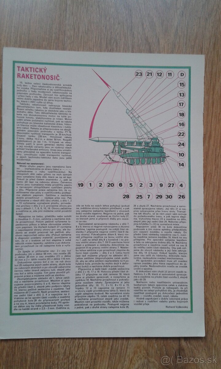 Vystrihovánky ABC Vojenská technika - 3
