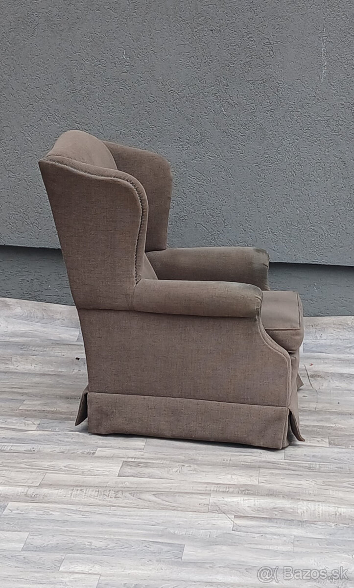 Kreslo sivé – UŠIAK. - 3